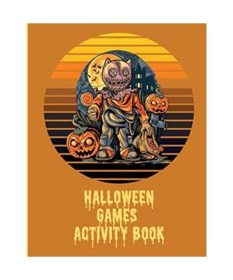 Halloween Games Activity Book For Kids: For Teens | Holiday Matching | Word Scra