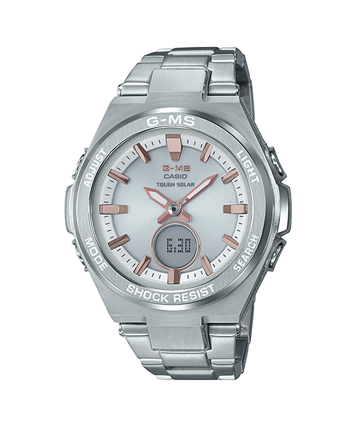 Casio Baby-G Stainless Steel Band 100-Meter Water Resistance