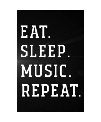 Treasure Hunting Log Book - Stylish Hamilton Musical Retro 70´s Eat Sleep Hamil