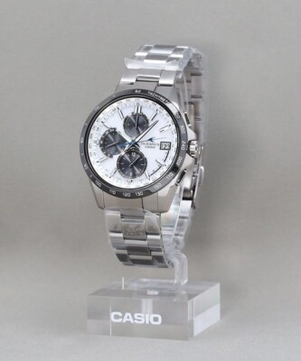Pre-owned Casio Oceanus Ocw-t2600j-7ajf Men Watch Japan Classic Line Titanium Radio Solar