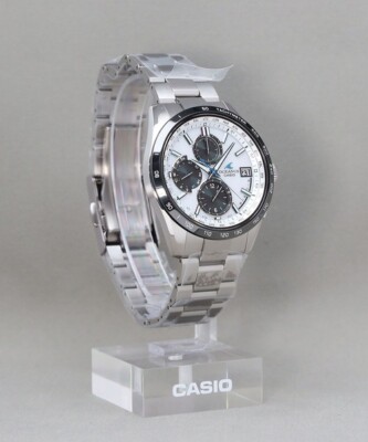 Pre-owned Casio Oceanus Ocw-t2600j-7ajf Men Watch Japan Classic Line Titanium Radio Solar