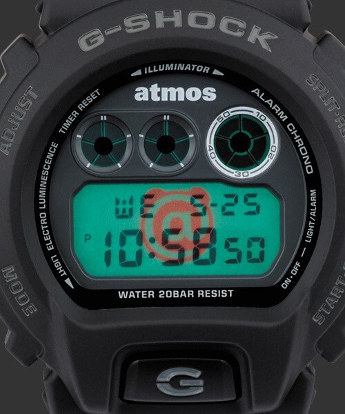 Pre-owned Casio Berbrick  Rare G-shock × Medicom Toy X Atmos Dw-6900 Bearbrick From Japan