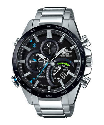 Pre-owned Casio Edifice Eqb-501xdb-1ajf Bluetooth Sport Solar Men Watch Eqb-501xdb-1a