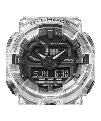 Pre-owned G-shock Casio  Skeleton Series Ga-700ske-7ajf