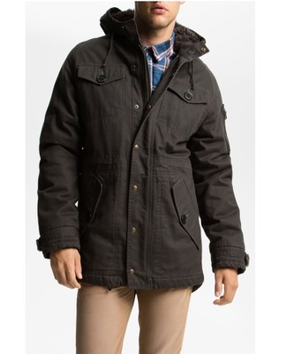 Pre-owned Spiewak Men's Samuel Fishtail Parka Raven Gray Size Xl (s4218-raven)