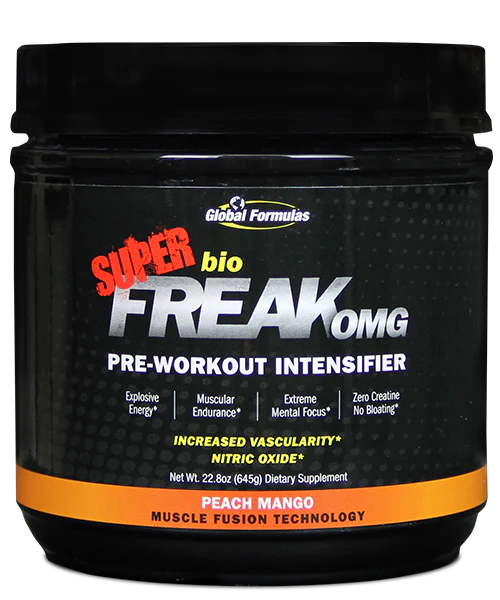 GLOBAL FORMULAS SUPER BIOFREAK OMG Pre-Workout Intensifier 30 Servings
