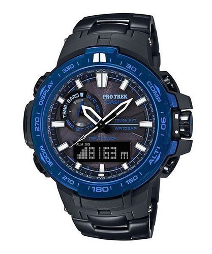 最新最全のをすべて Casio Pro Titanium Black Sensor Triple PRW-6000SYT-1D trek 時計
