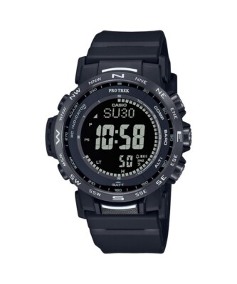 CASIO PRO TREK PRW-35Y-1BJF Black Climber Line Triple Solar Men Watch New in Box