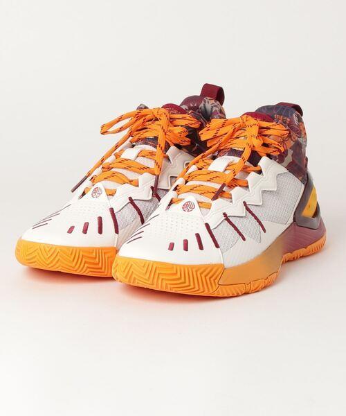 Adidas Originas Men's D Rose Son Of Chi Basketball Sneakers GV8717 Orange/Maroon
