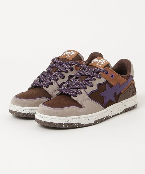 Pre-owned A Bathing Ape Bape Sk8 Sta 7 Brown 1k30-191-326 2024 Model F/s San09