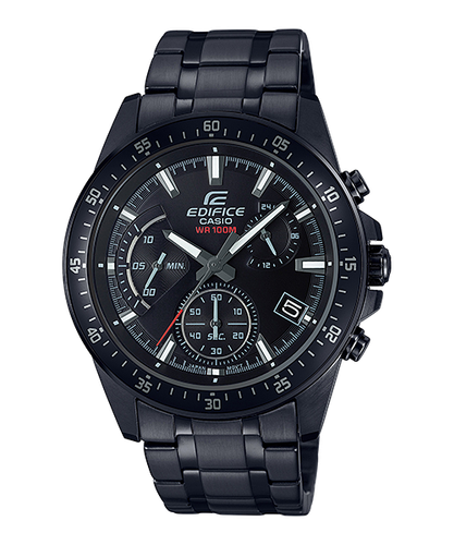 Pre-owned Casio Edifice White Analog Chronograph Quartz Men's Watch Efv-540dc-1a