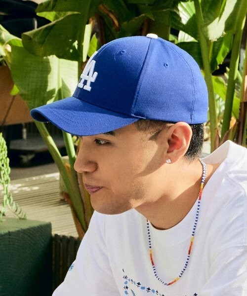 キャップ MLB Korea Newfit Structure Ball Cap LA DBlue 3ACP0802N-07BLD MLB Unisex New Fit Structure Ball Cap LA Blue 3ACP0802N