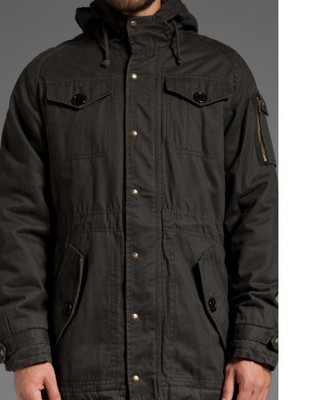 Pre-owned Spiewak Men's Samuel Fishtail Parka Raven Gray Size Xl (s4218-raven)