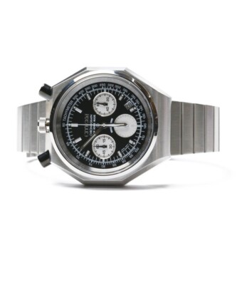 Pre-owned Citizen × Jam Home Made Jcz003 Bullhead Black Dial Tsuno Chrono Watch Panda 2