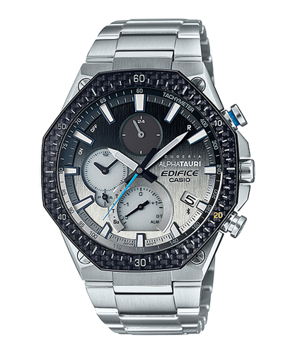 Pre-owned Casio Edifice Scuderia Alpha Tauri Limited Men's Watch Eqb-1100at-2a