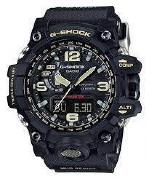 Pre-owned G-shock Casio Watch Gwg-1000-1a  Mudmaster Tough Solar Japan