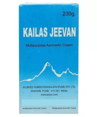 KAILASH JIVAN Multipurpose Ayurvedic Skin Cream (230gm) for All Skin Types