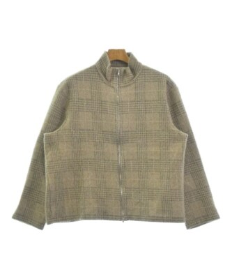 OUR LEGACY Cardigans Beige(Check Pattern) 48(Approx. L