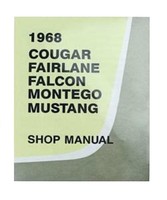 Reparaturanleitung 1966 Ford Mustang Falcon Fairlane Werkstatthandbuch Mer Comet