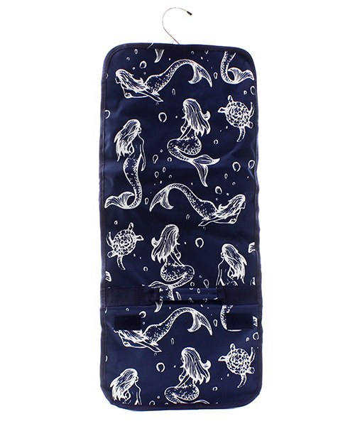 Canvas Hanging Toiletry/Cosmetic/Make Up/Jewelry Bag NGIL NEW FREE Ship! Mermaid