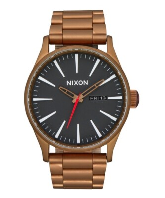 Pre-owned Nixon Men's Watch Sentry Ss Analog Watch A3565145