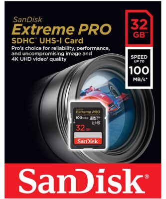 SANDISK EXTREME PRO SDHC SDXC SD CLASS10 128GB 64GB 32GB Card 4K 200MB/s LOT T
