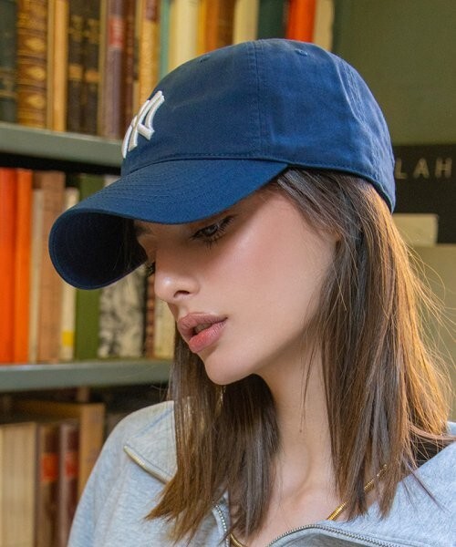 ◆MLB Korea◆ Ace Unstructured Ball Cap NY Gray 3ACP6601N-50 3ACP6601N-50CGS MLB Unisex N-COVER Unstructured Ball Cap NY