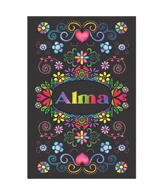 REGALO PERSONALIZADO PARA ALMA: Hermoso Diario Forrado Con El Nombre De Alma, Co