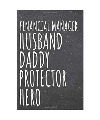 Financial Manager Husband Daddy Protector Hero: Financial Manager Dot Grid Noteb