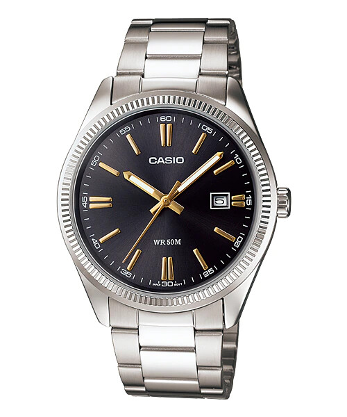 Orologio Da Polso CASIO MTP-1302D-1A2VDF Analogico Uomo Acciaio Data lac