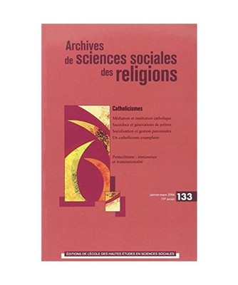 Archives de sciences sociales des religions 133, EHESS