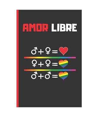 AMOR LIBRE: CUADERNO LINEADO 6" X 9" 120 Pgs. REGALO ORIGINAL Y CREATIVO. ÚSALO