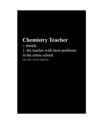 Chemistry Teacher: Funny Personalized Journal for Chemistry Teacher, Teacher Fri