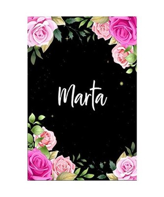 Marta: Cuaderno de notas Nombre personalizado Marta, El mejor Regalo de cumplea?