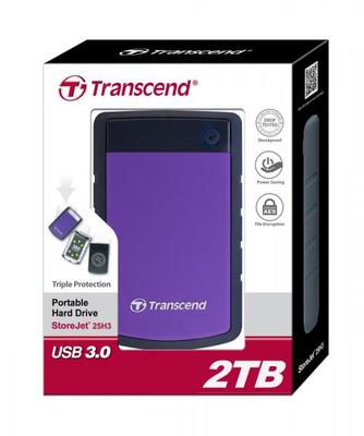 Transcend Storejet 2TB Portable USB 3.0 Hard Disk