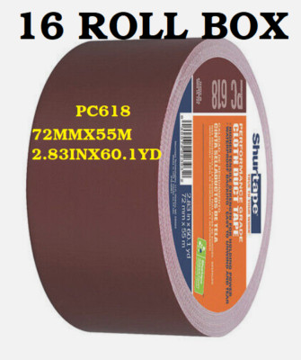 Shurtape PC 618 Brown 72Mm X 55M 16 Rolls/Case  Duct Tape