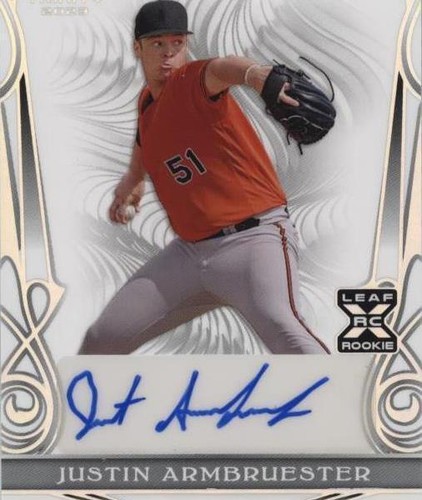 2023 Leaf Trinity - Justin Armbruester #BA-JA1