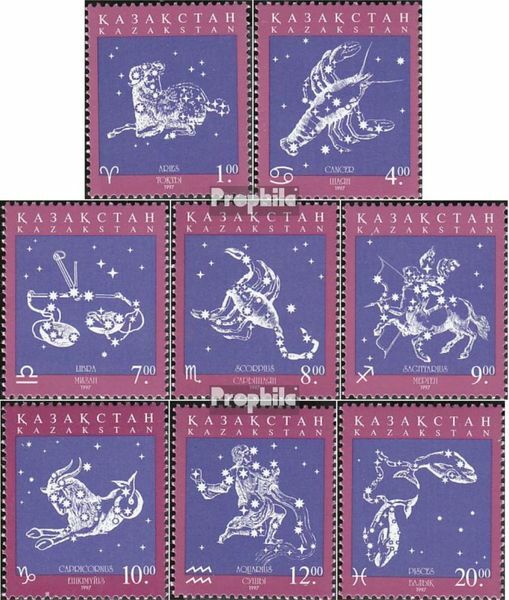 Kazakhstan 168-175 Neuf 1997 Sternbilder