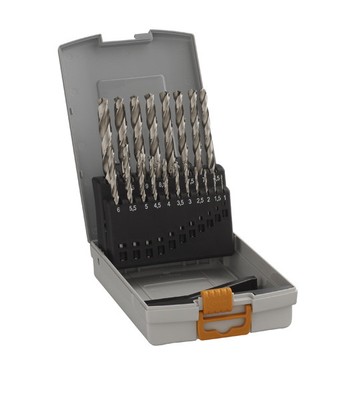 Bosch Hawera Metallspiralbohrer HSS-G 19tlg. Set 1-10 mm Bohrersatz geschliffen