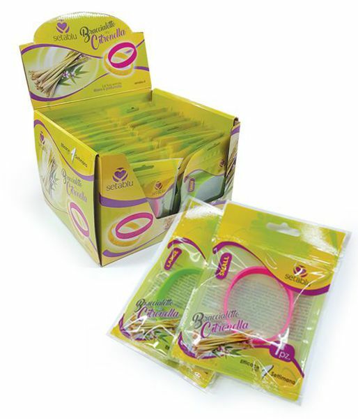 Set 40 Pz Braccialetto Bracciale Colorato Profumato Protezione Anti Zanzare dfh