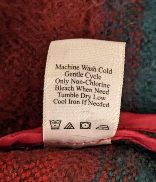 Women's COLDWATER CREEK Red, Warm Colors, Aztec Pattern, Tweed Jacket; Size PL
