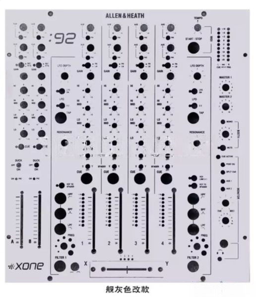 FOR XONE 92 New Mixer Panel Protection Film