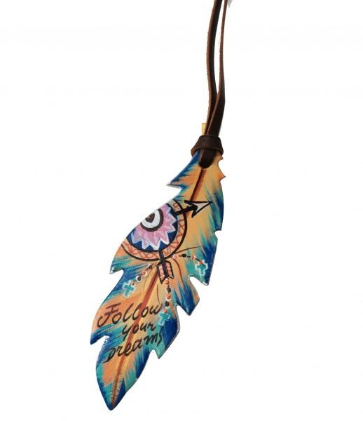 Saddle TIE ON FEATHER 