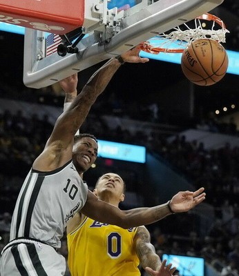 287991 DeMar DeRozan San Antonio Spurs Basketball NBA Star PRINT POSTER