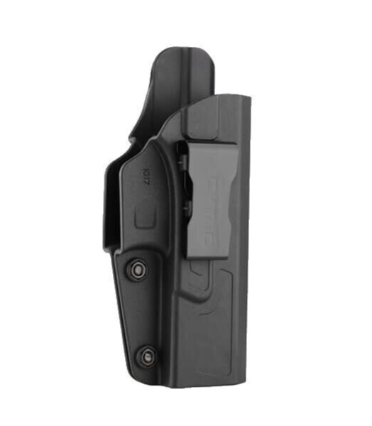 For Glock 17 (Gen 1,2,3,4,5) IWB Inside the Waistband Gun Holster -Black Polymer