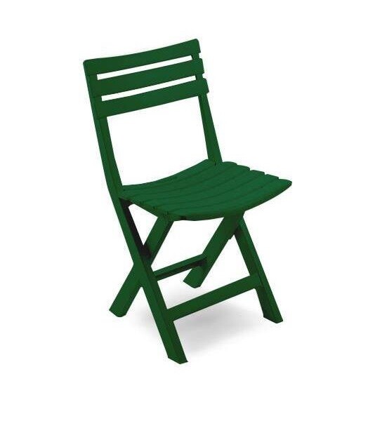 SEDIA PIEGHEVOLE VERDE 44 x 41 x h. 78 cm RICHIUDIBILE SALVASPAZIO BIRKI
