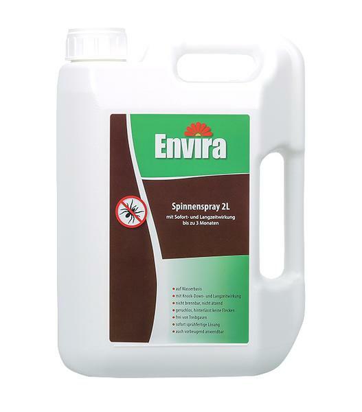 Envira Spinnenspray 2 L Innen und Außenbereich, Anti Spinnen, Haus und Garten.