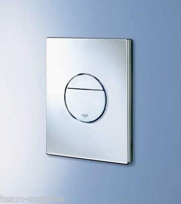 Grohe Nova Cosmopolitan WC Dual Flush Button Chrome Wall Plate 38765 000