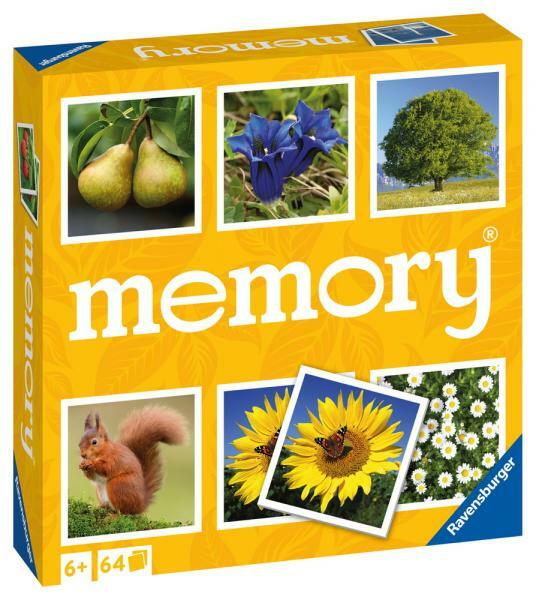 64 Karten Ravensburger Kinderspiel Kartenlegespiel Memory Natur 20881