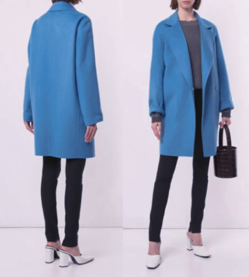 theory double faced coat